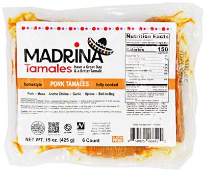 Madrina Tamales Pork Tamales, 6 ct | Central Market - Really Into Food