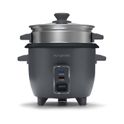 Our goods Rice Cooker & Food Steamer - Pebble Gray, 6 cup