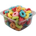 Froot Loops Gummies: Gummy candy inspired by the fruity breakfast cereal.