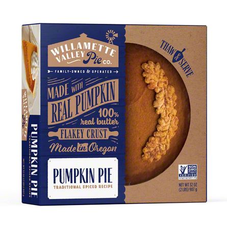 Willamette Valley Pie Co Traditional Pumpkin Pie, 32 oz | Central