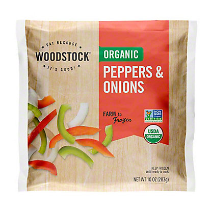 Woodstock Organic Peppers & Onions, 10 oz