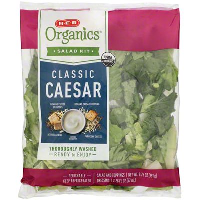 H-E-B Organics Salad Kit - Classic Caesar, Each | Central Market ...