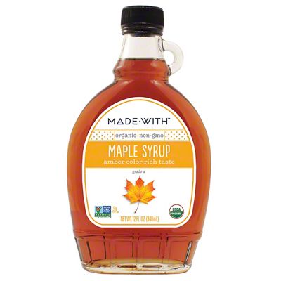 Made With Organic Maple Syrup Grade A Amber, 12 fl oz | Central Market ...