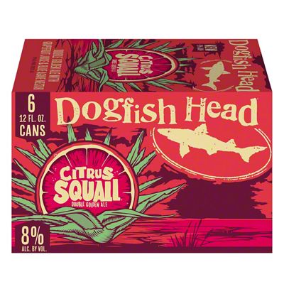 Dogfish Head Citrus Squall Double Golden Ale Beer 6 pk Cans