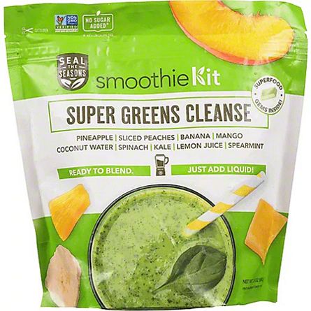 Seal The Seasons Super Greens Cleanse Smoothie Kit, 24 oz | Central ...