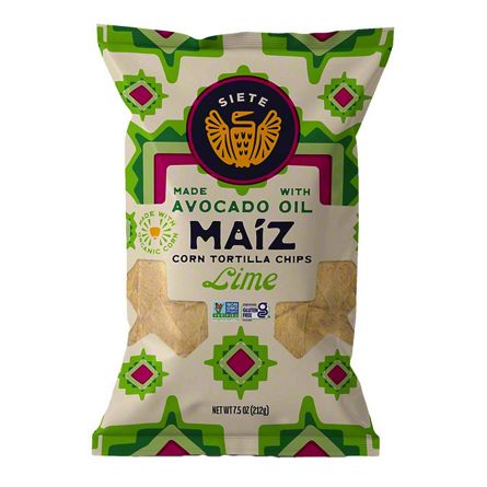 Siete Corn Tortilla Chips Maiz Totopos - Lime, 7.5 oz | Central Market ...