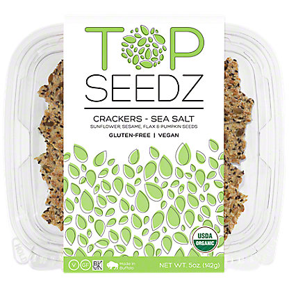 Top Seedz Sea Salt Crackers, 5 oz | Central Market - Really Top Seedz Sea Salt Crackers, 5 oz | Central Market - Really