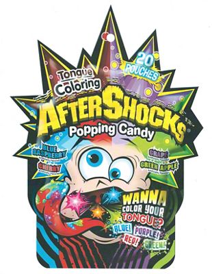 The Foreign Candy Company Tongue Coloring Aftershocks Popping Candy, 1. ...