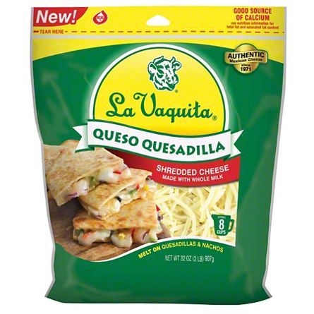 La Vaquita Queso Quesadilla Shredded Cheese, 32 Oz 