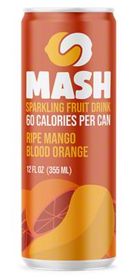 MASH Ripe Mango Blood Orange Sparkling Fruit Drink, 12 oz