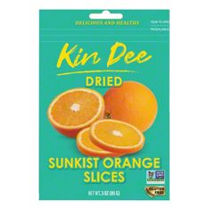 Sunkist Store Display Paper Sign / サンキスト Sunkist Sours - Tangerine Orange - 6ct Display Box