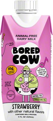 Bored Cow Animal-Free Dairy Strawberry Milk, 11 oz | Central