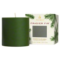 Thymes Frasier Fir Gilded Gold Poured Candle 6.5 oz