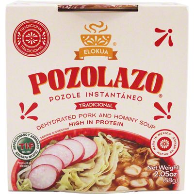 Elokua Pozolazo Traditional Pozole Soup Instant Cup, 2.05 oz | Central ...