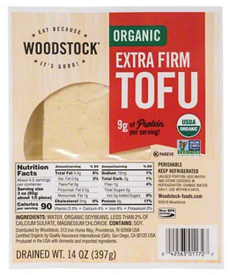 Woodstock Organic Extra Firm Tofu, 14 oz | Central Market