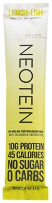 Neotein Lemon Lime Protein Drink Mix Stick, ea | Central Market ...