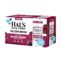 Hal's New York Black Cherry Seltzer Water, 12 oz Cans, 8 pk