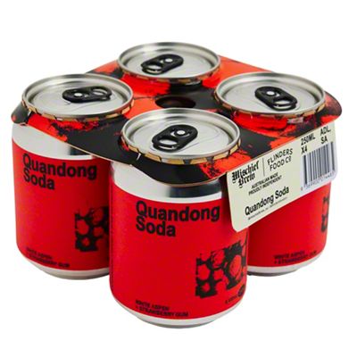 Mischief Brew Quandong Soda 8.5 oz Cans, 4 pk | Central
