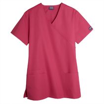 Cherokee 4801 Mock-Wrap Top 063192  WORKWEAR