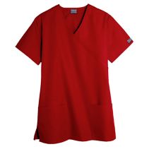 Cherokee 4801 Mock-Wrap Top 063192  WORKWEAR