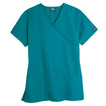 Cherokee 4801 Mock-Wrap Top 063192  WORKWEAR