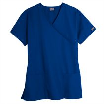 Cherokee 4801 Mock-Wrap Top 063192  WORKWEAR