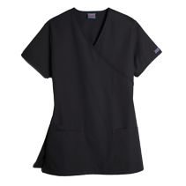 Cherokee 4801 Mock-Wrap Top 063192  WORKWEAR