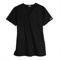 Cherokee 4801 Mock-Wrap Top 063192  WORKWEAR