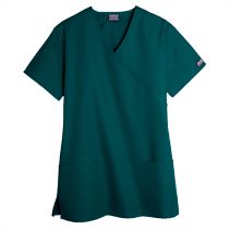 Cherokee 4801 Mock-Wrap Top 063192  WORKWEAR