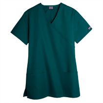 Cherokee 4801 Mock-Wrap Top 063192  WORKWEAR