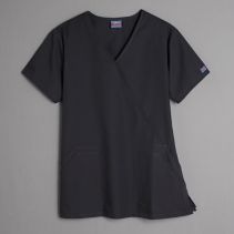 Cherokee 4741 Mock Wrap Top 063961  WORKWEAR