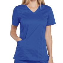 Cherokee 4710 Female Vneck Top 064054  CORE STRETCH