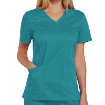 Cherokee 4710 Female Vneck Top 064054  CORE STRETCH