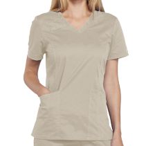 Cherokee 4710 Female Vneck Top 064054  CORE STRETCH