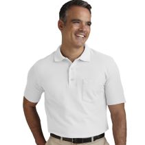 Mens Blended Polo With Pocket 067177  WHILE SUPPLIES LAST
