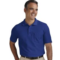 Mens Blended Polo With Pocket 067177  WHILE SUPPLIES LAST