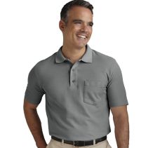 Mens Blended Polo With Pocket 067177  WHILE SUPPLIES LAST 