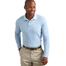 No-Curl Long Sleeve Polo 067191  