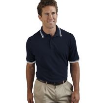Contrast Trim Male Polo 067256  WHILE SUPPLIES LAST