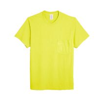 淡黄色口袋T恤069690
