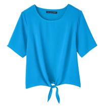 Ladies Tie Front Blouse 093069  