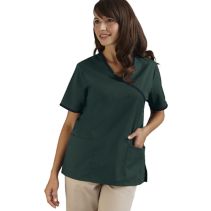 Contrast Mock-Wrap Top 113682  WHILE SUPPLIES LAST