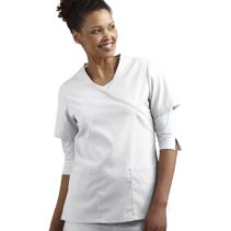 Mock-Wrap Female Scrub Top 114149 WHILE SUPPLIES LAST