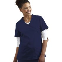 Mock-Wrap Female Scrub Top 114149  WHILE SUPPLIES LAST