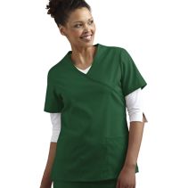 Mock-Wrap Female Scrub Top 114149  WHILE SUPPLIES LAST