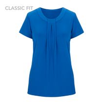Jewel Neck Blouse 115015  Easy Care