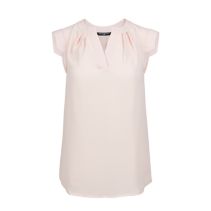 Solid Pleated Blouse 115740  