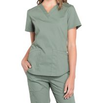 Cherokee Ww665 V-Neck Top&nbsp;116330&nbsp;&nbsp;WHILE SUPPLIES LAST