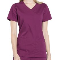 Cherokee Ww655 Mock Wrap Top 116331  PROFESSIONAL