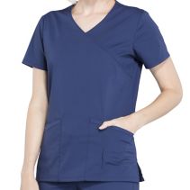 Cherokee Ww655 Mock Wrap Top 116331  PROFESSIONAL